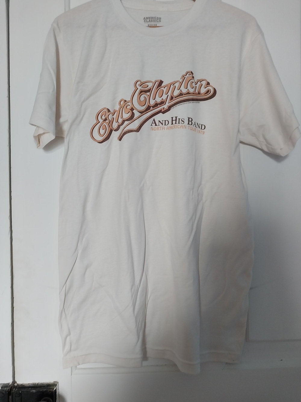 Eric Clapton Graphic Tee - Cream